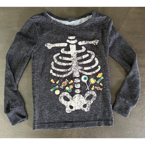 Trick or Treat Sleep Halloween Pajamas Size 4T – Ghost, Pumpkin& Skeleton Set - Picture 7 of 9